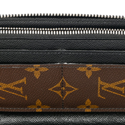 Louis Vuitton Monogram Macassar Vertical Zippy Wallet 8 of 10