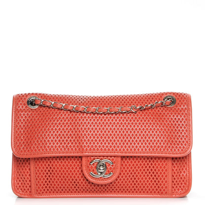 Chanel Perforated Calfskin Up In The Air Flap Red 1 of 8