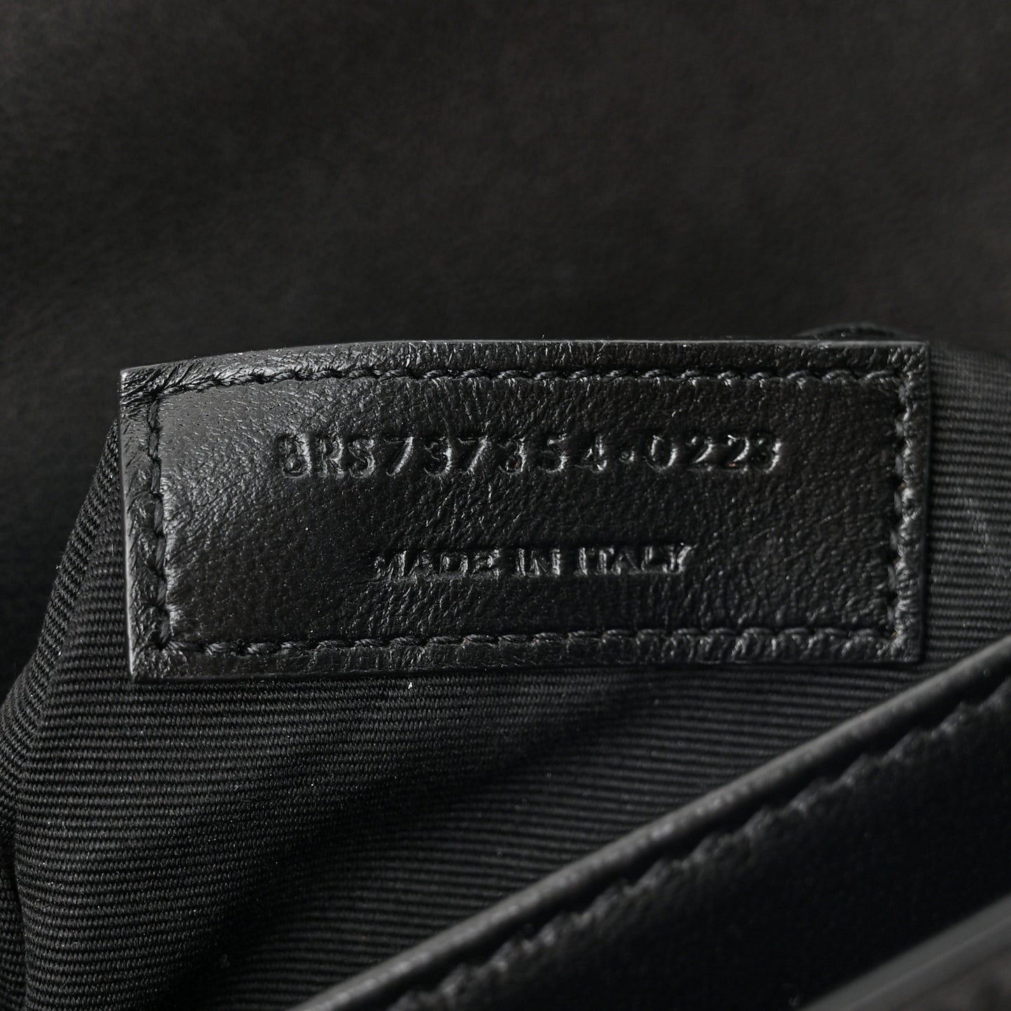 Lambskin Quilted Le Maillon Satchel Black