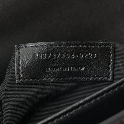 Saint Laurent Lambskin Quilted Le Maillon Satchel Black 7 of 10