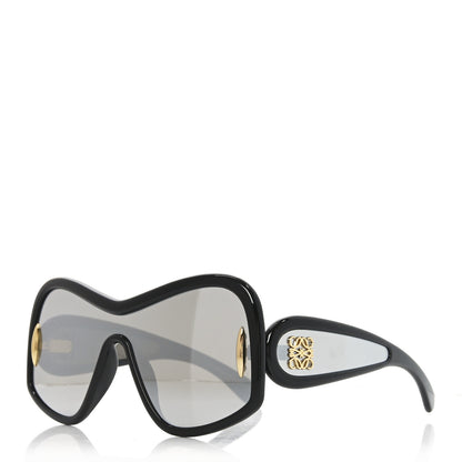 Loewe Acetate Mirror Mask Sunglasses LW40131I Black Smoke 1 of 7
