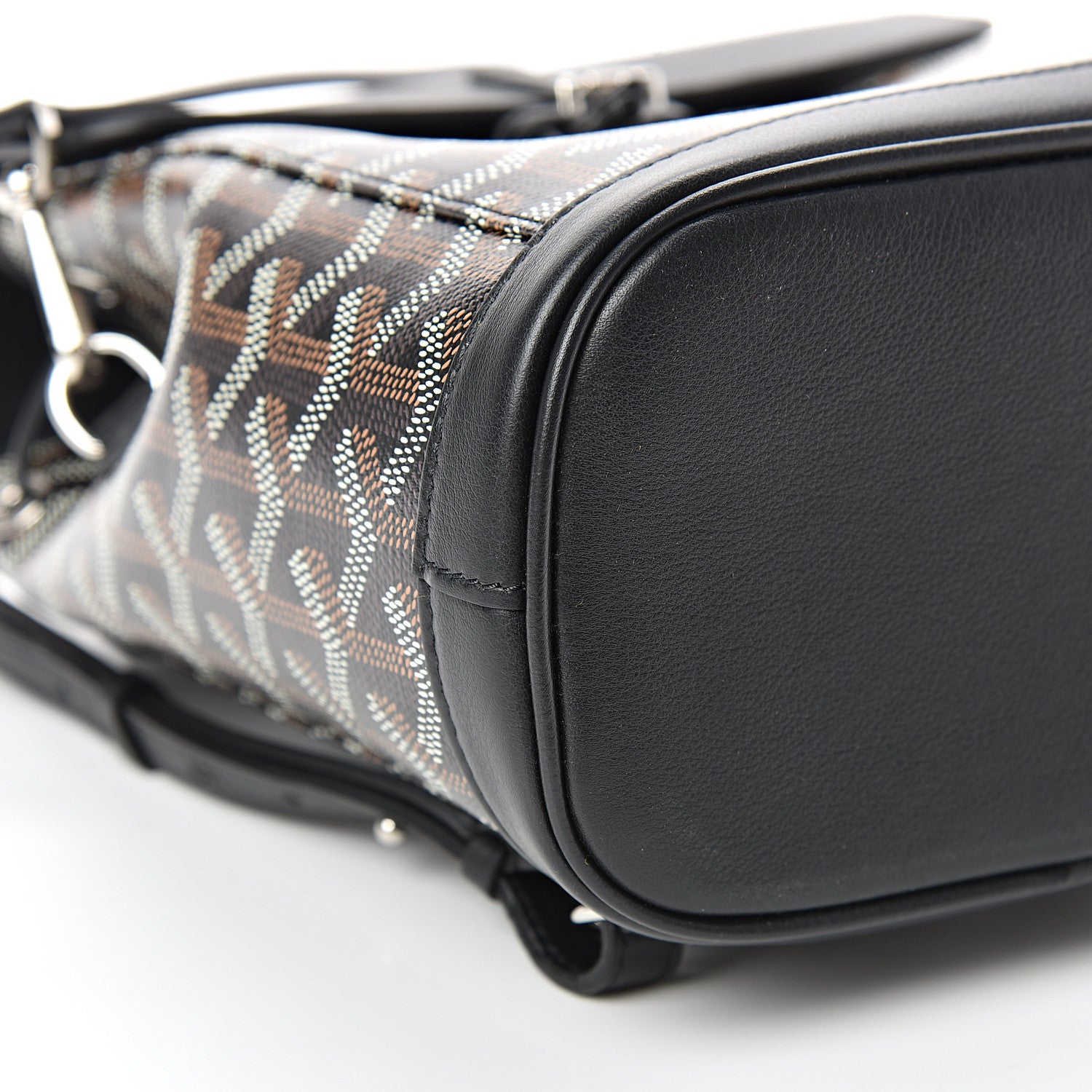 Goyard Goyardine Calfskin Mini Alpin Backpack Black 7 of 8