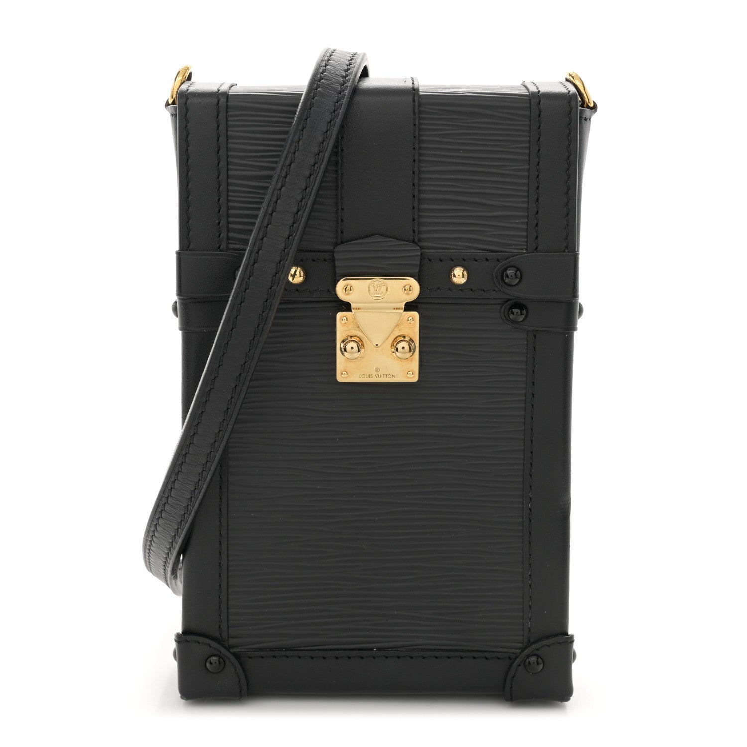 Louis Vuitton Epi Pochette Trunk Verticale Black 1 of 12
