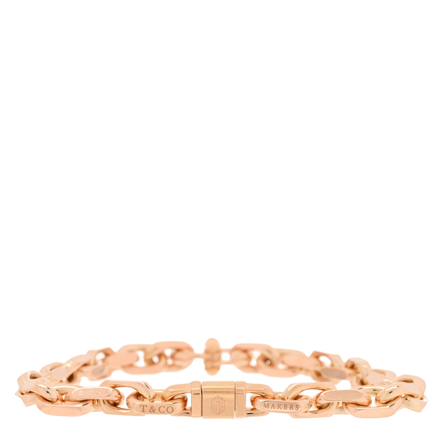 18K Rose Gold Narrow 1837 Makers Chain Bracelet