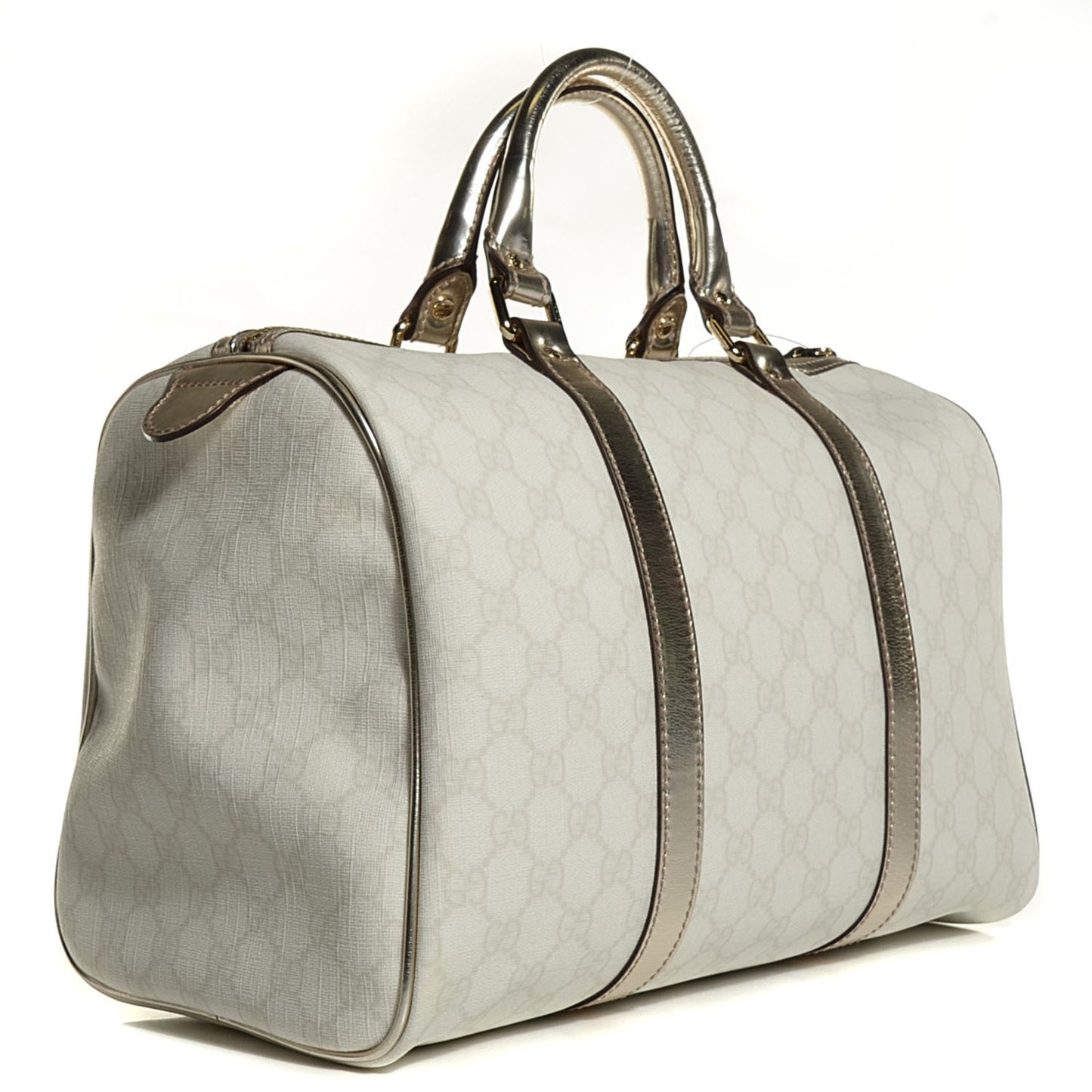 GG Plus Monogram Medium Joy Boston White