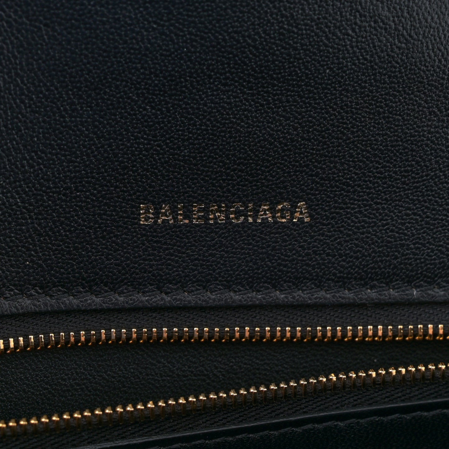 Shiny Calfskin Crocodile Embossed Small Hourglass Top Handle Bag Black