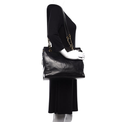 Chanel Lambskin CC Shoulder Bag Black 2 of 10
