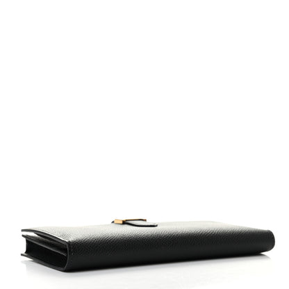 Hermes Epsom Bearn Gusset Wallet Black 4 of 7