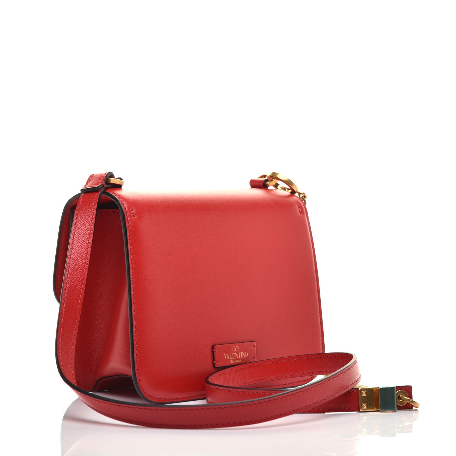 Valentino Garavani Smooth Calfskin Small VSling Shoulder Bag Red 3 of 9