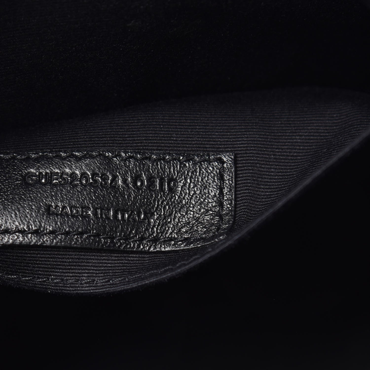 Saint Laurent Calfskin Matelasse Monogram Lou Camera Bag Black 7 of 10