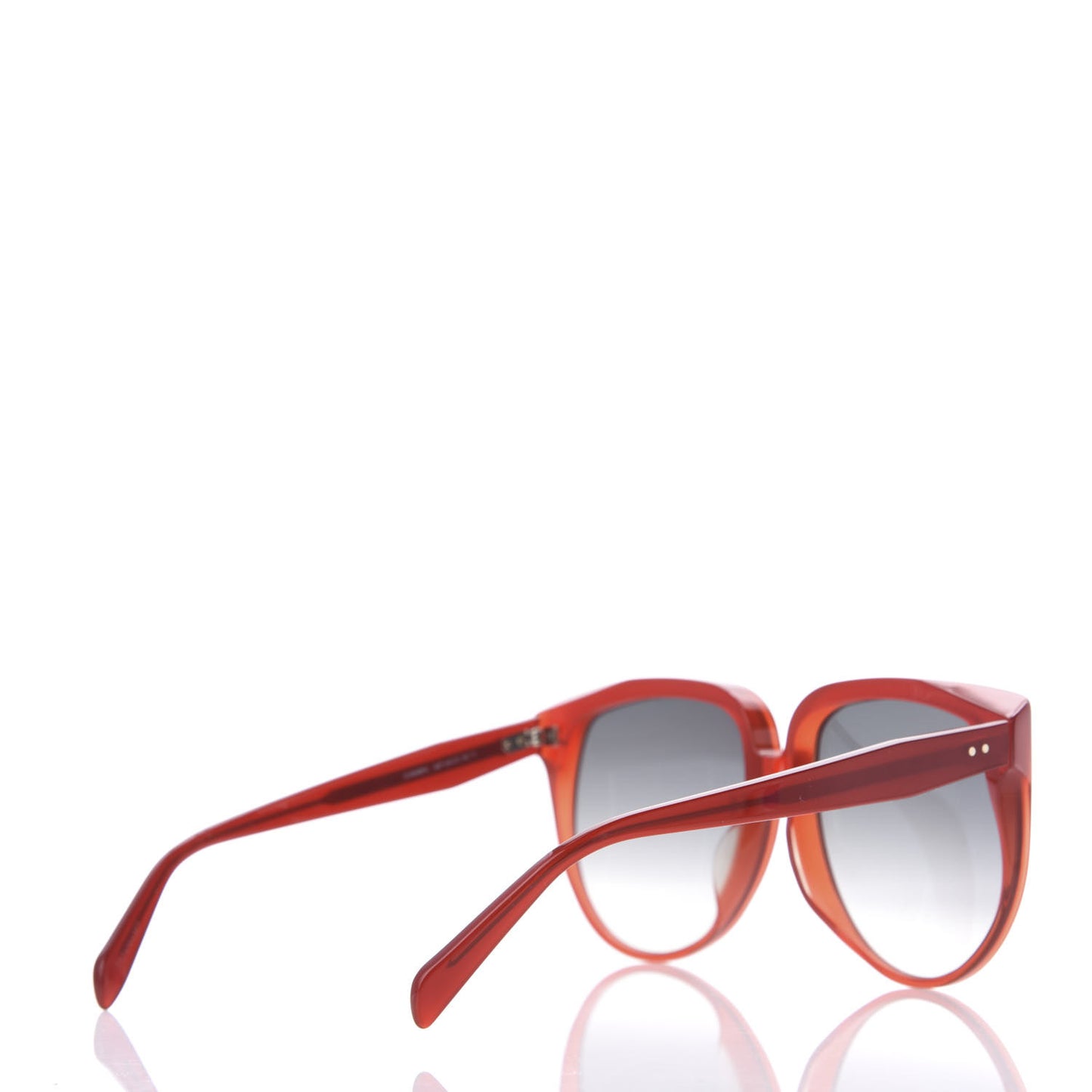 Acetate Gradient Square Sunglasses CL4048FN Red