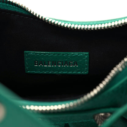Balenciaga Agneau Arena XS Le Cagole Shoulder Bag Jade 8 of 9