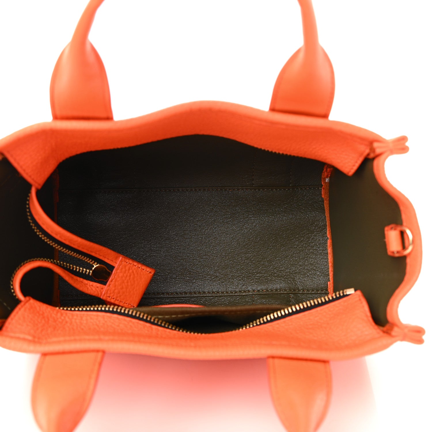 Marc Jacobs Grained Calfskin Small The Tote Bag Dragon Fire 5 of 10