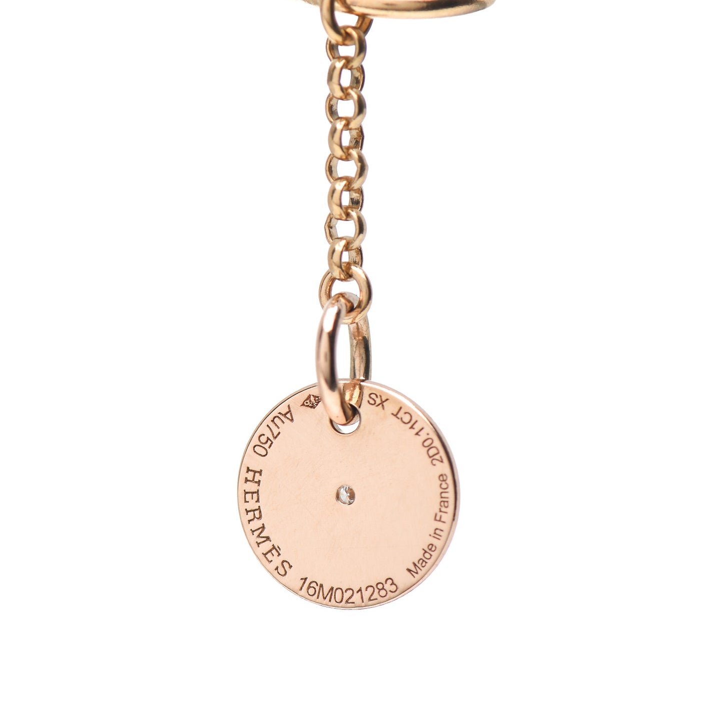 18K Rose Gold Diamond Gambade Bracelet XS