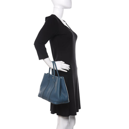 Hermes Negonda Garden Party Tote 30 TPM Cobalt 2 of 15