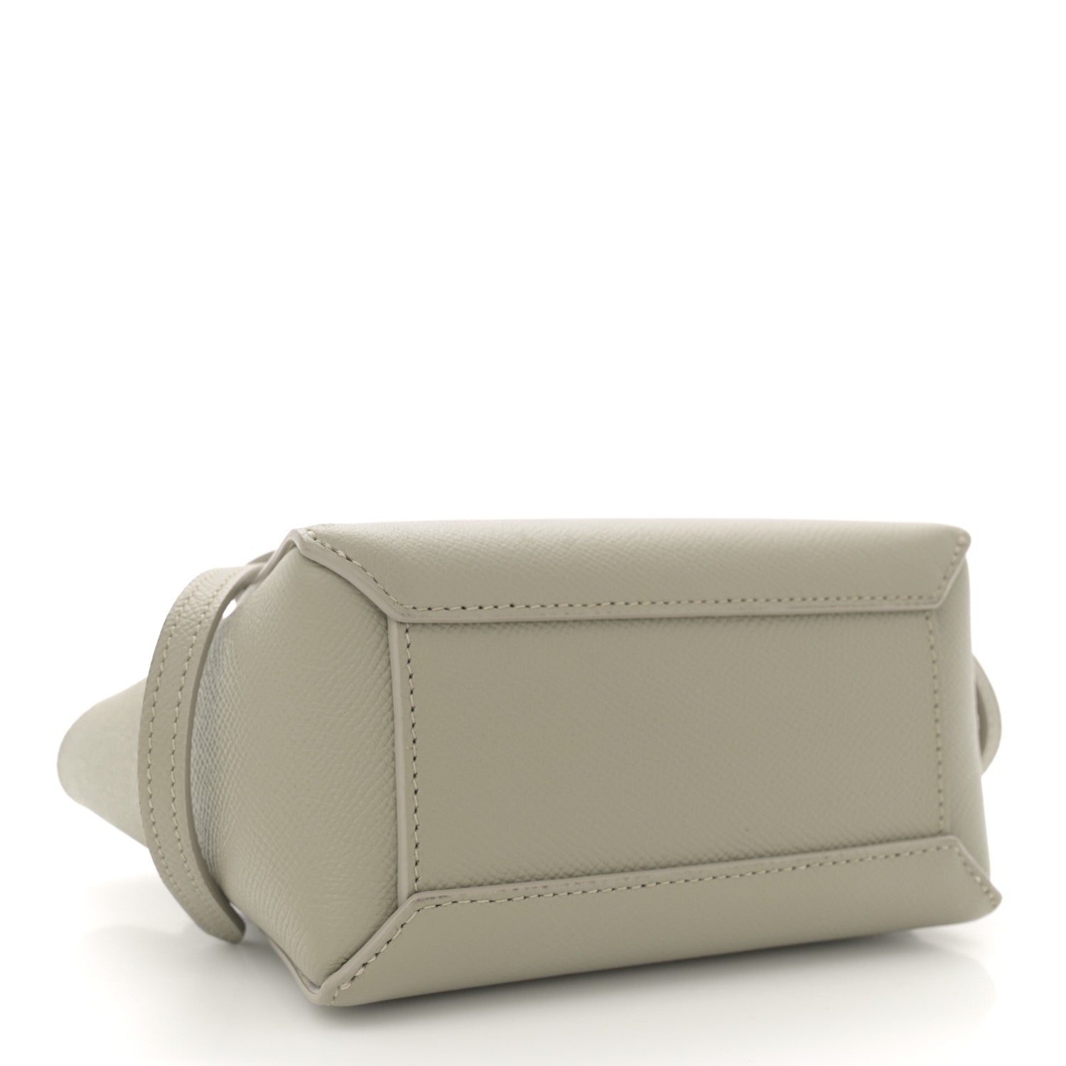 Celine Grained Calfskin Pico Belt Bag Green Clay 4 of 11
