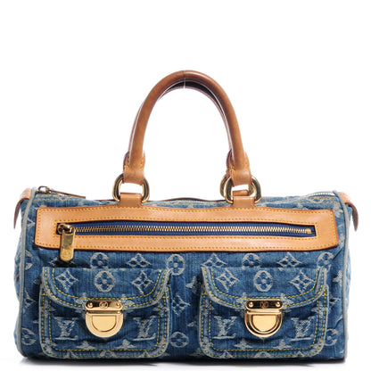 Louis Vuitton Monogram Denim Neo Speedy Blue 1 of 7