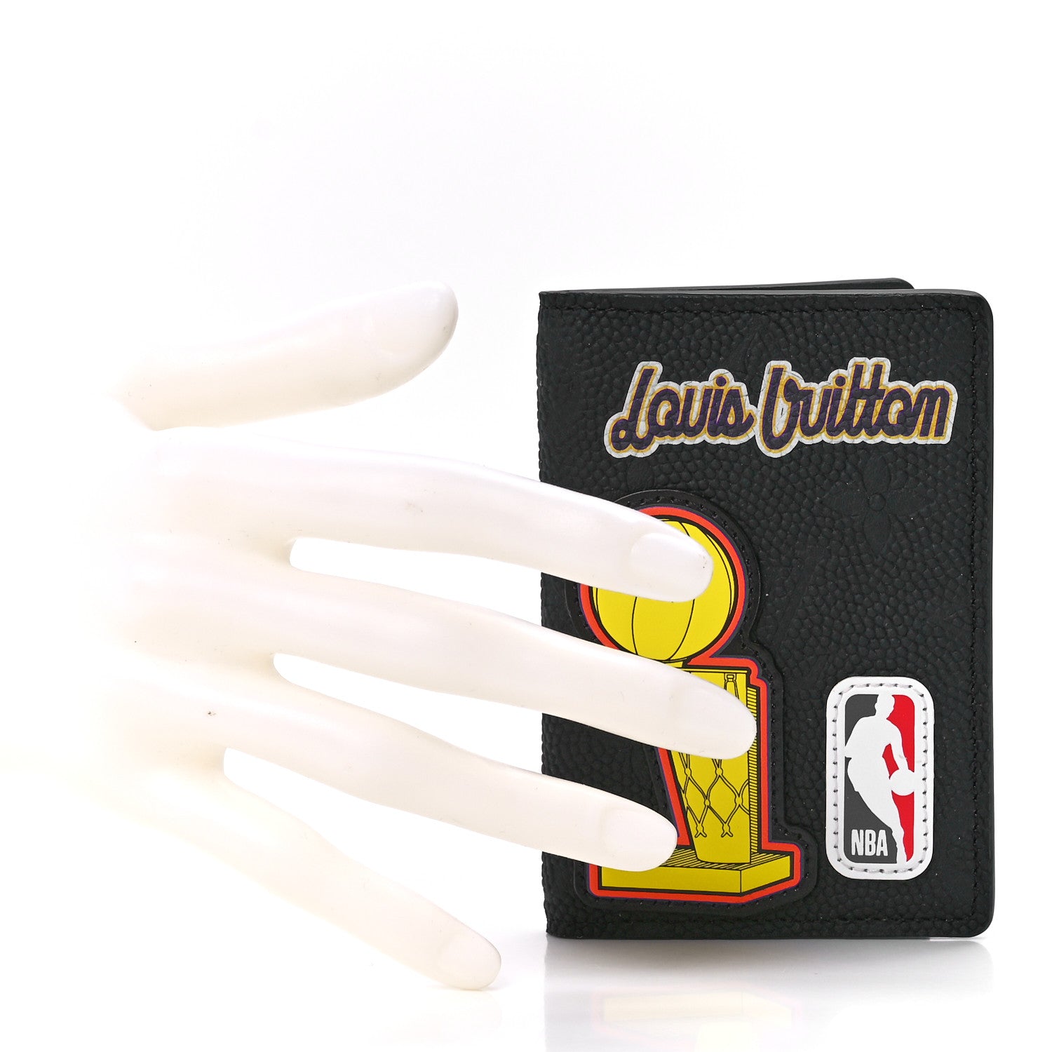 Louis Vuitton X NBA Grained Calfskin Monogram Pocket Organizer Black 2 of 13