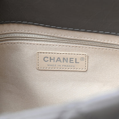 Chanel Aged Calfskin Lady Pearly Tote Grey 6 of 10