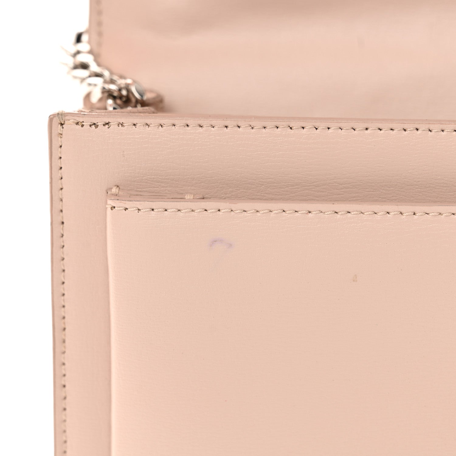 Saint Laurent Calfskin Medium Monogram Sunset Marble Pink 21 of 21