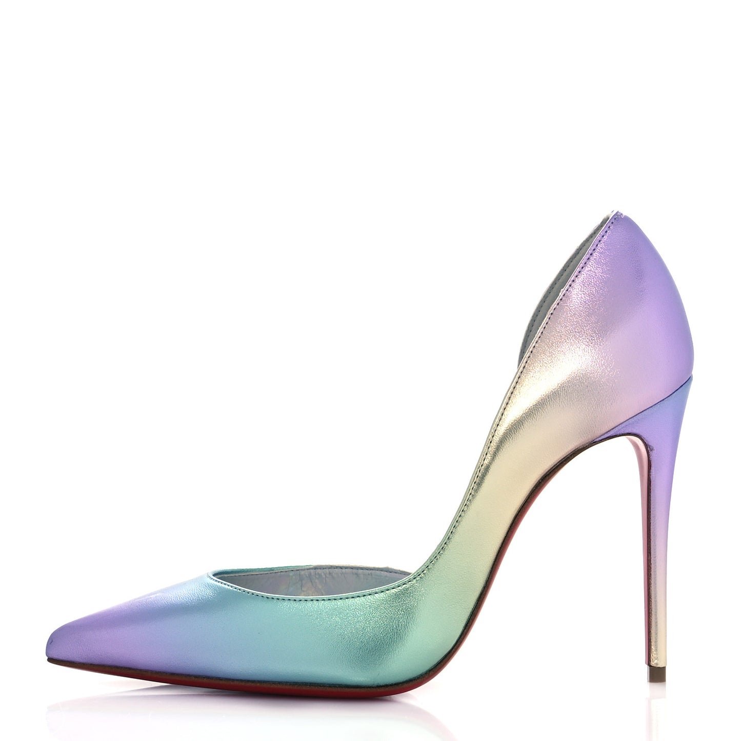 Iridescent Nappa Lam Licorne Iriza 100 Pumps 36 Multicolor