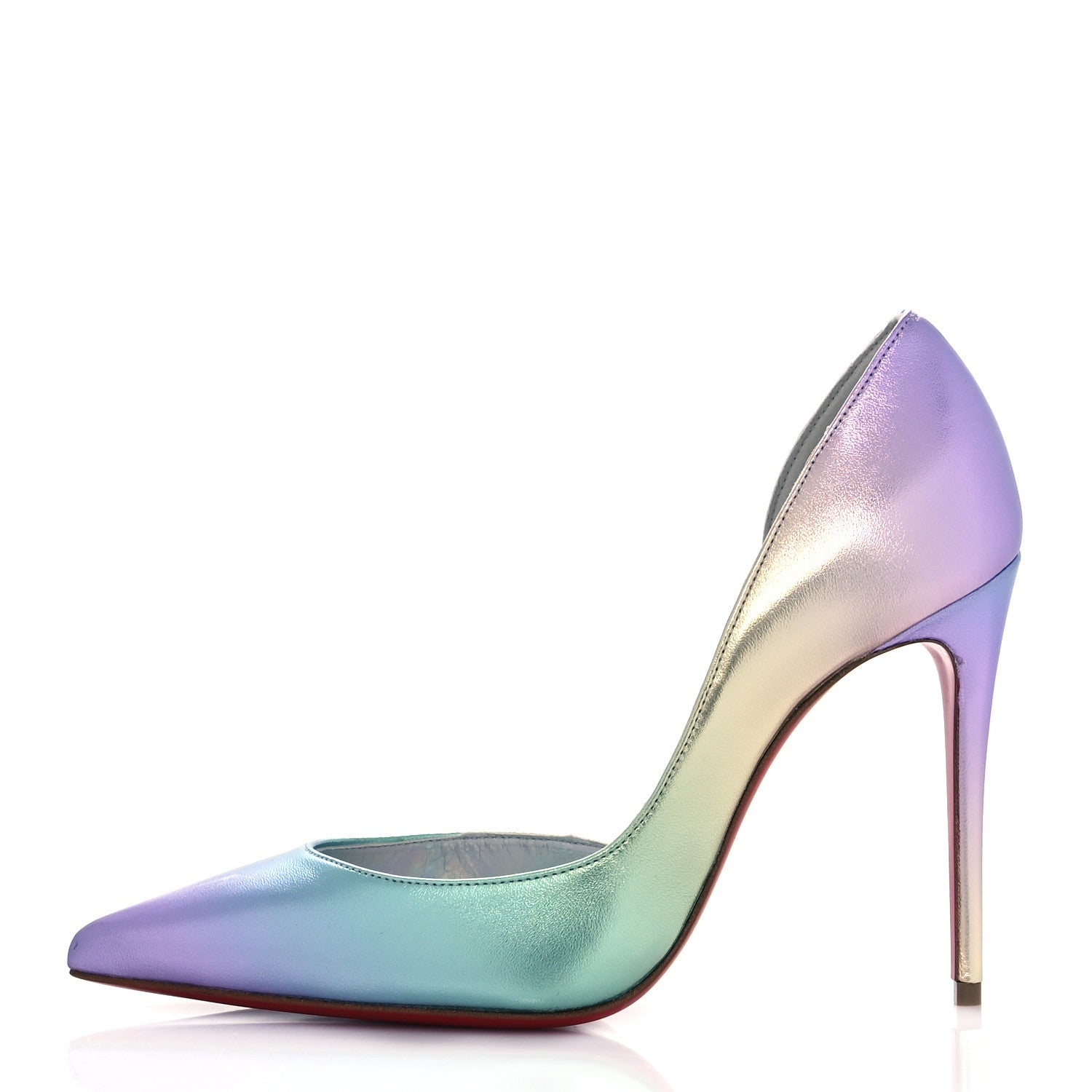 Christian Louboutin Iridescent Nappa Lam Licorne Iriza 100 Pumps 36 Multicolor 1 of 9
