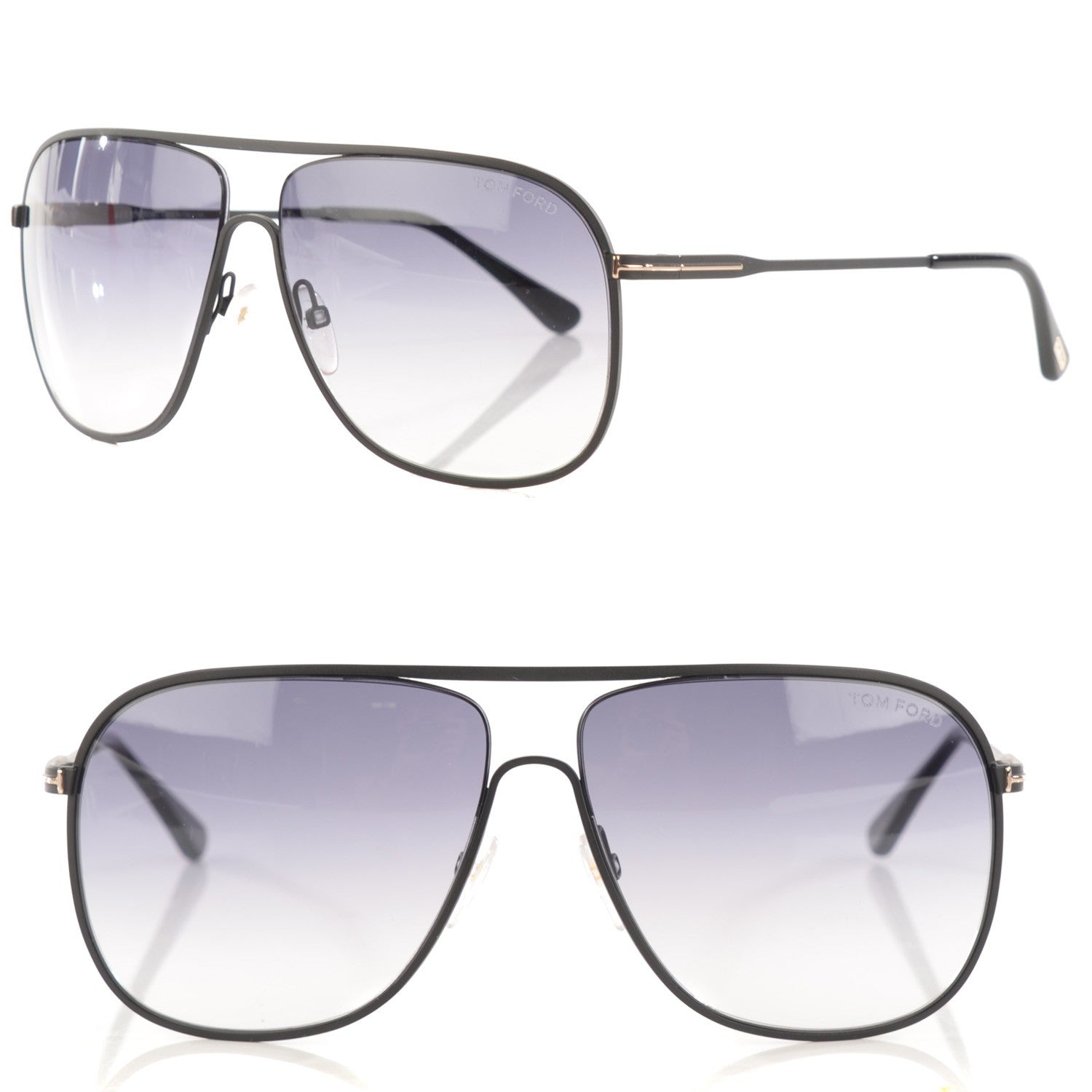 Tom Ford Dominic Aviator Sunglasses TF451 Black 1 of 5
