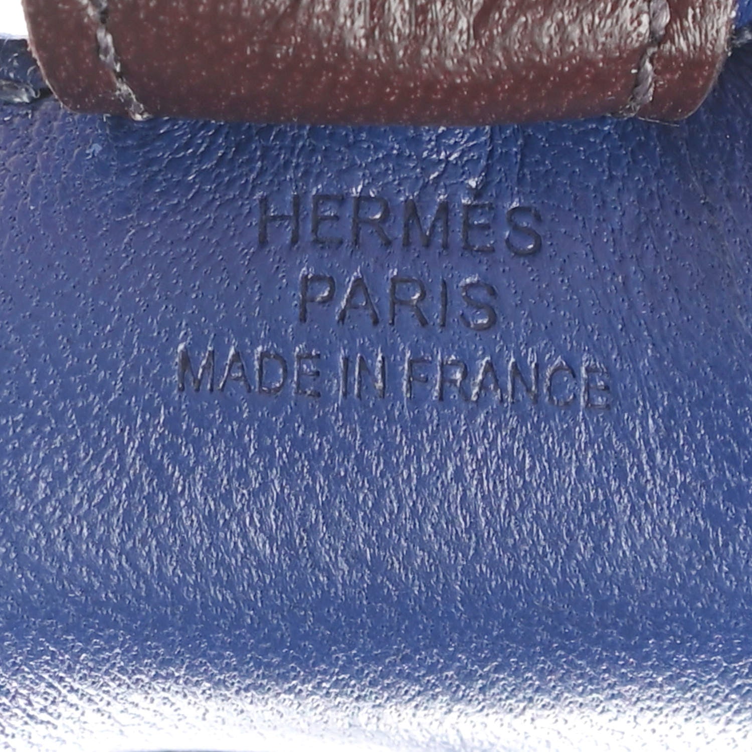 Hermes Milo Lambskin Grigri Rodeo Horse Bag Charm PM Rouge Sellier Mauve Sylvestre Bleu Saphir 4 of 4