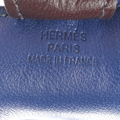 Hermes Milo Lambskin Grigri Rodeo Horse Bag Charm PM Rouge Sellier Mauve Sylvestre Bleu Saphir 4 of 4