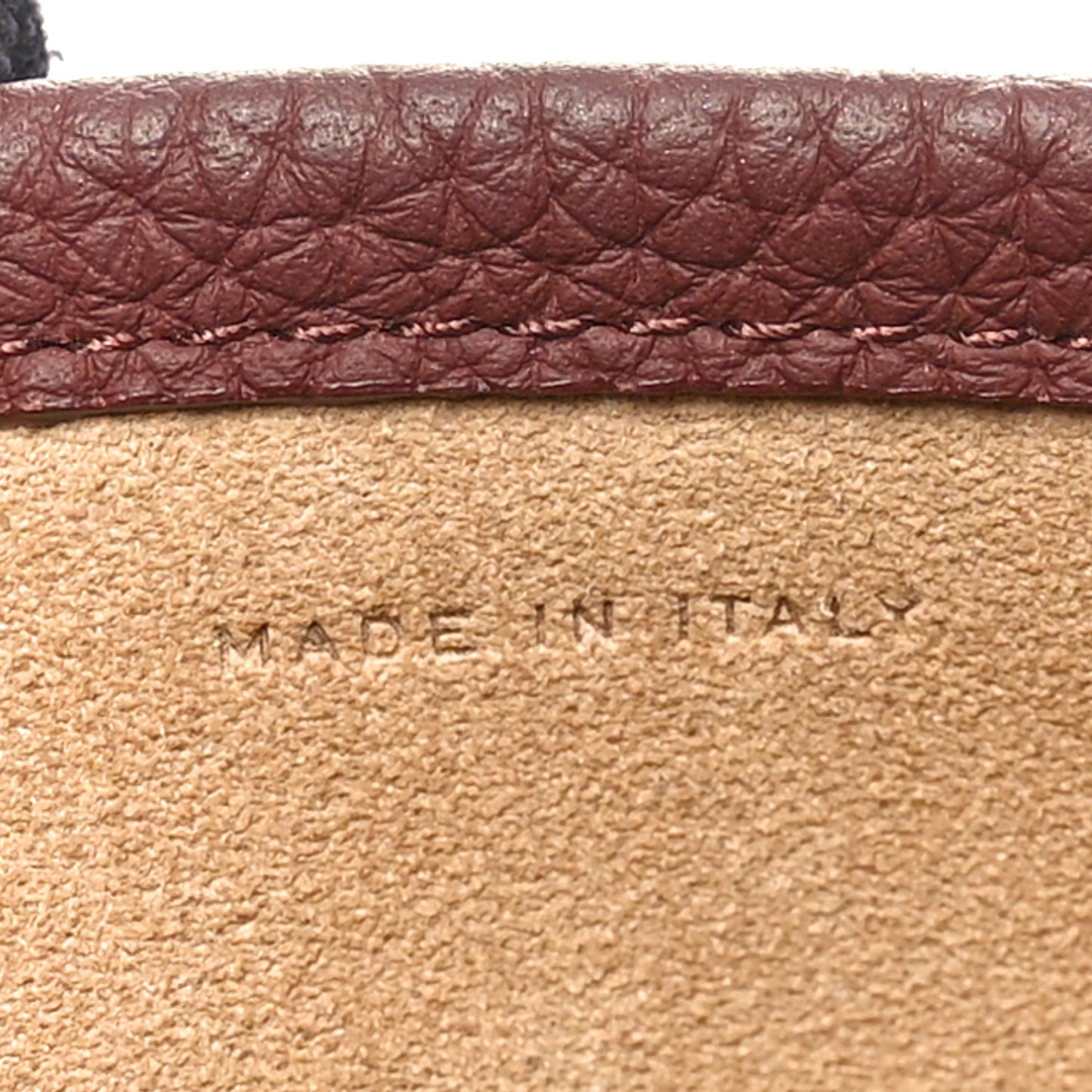 Grained Calfskin Medium N/S Park Tote Cognac