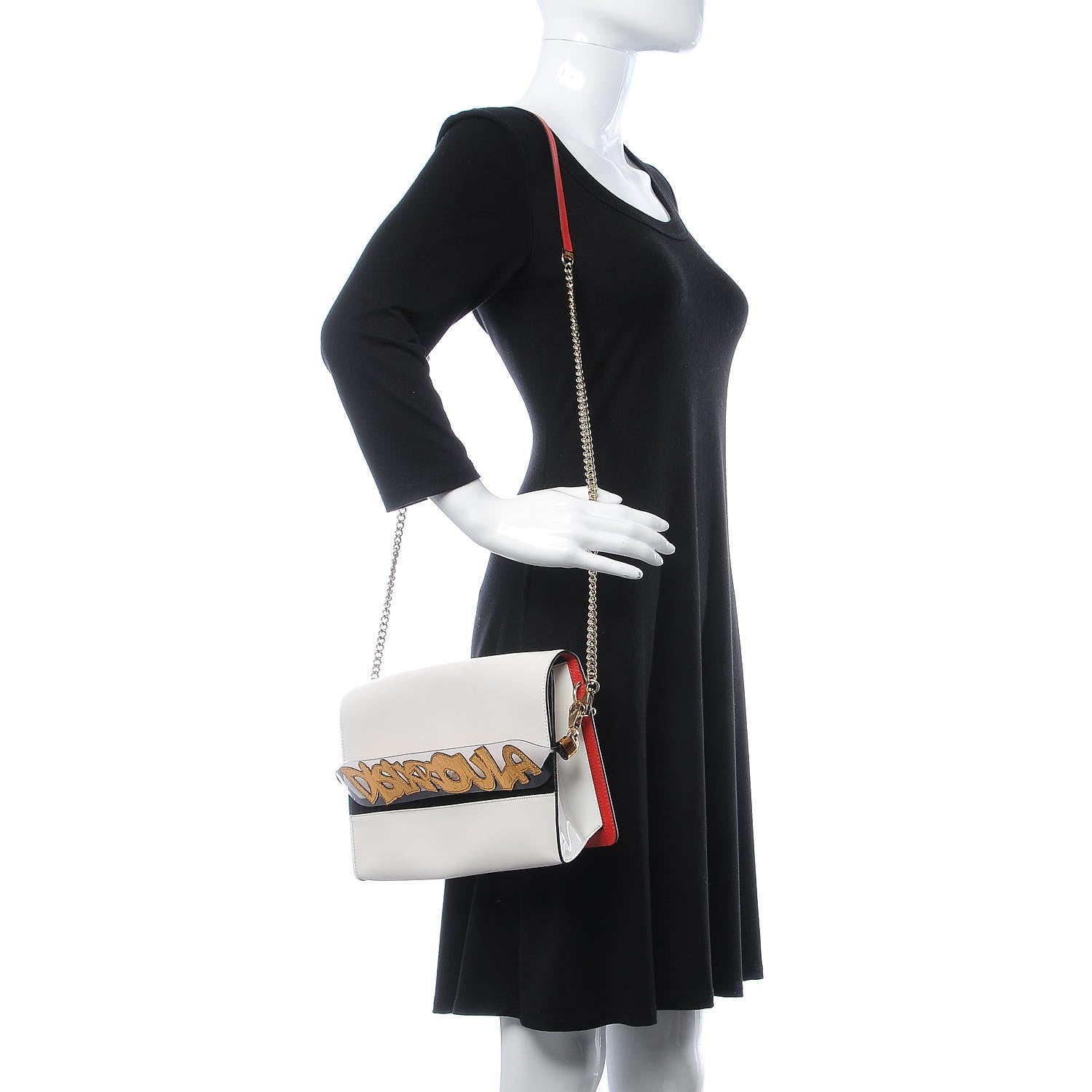 Christian Louboutin Calfskin Broken Glass Loubiblues Disikroul Satchel Latte Bronze 2 of 11