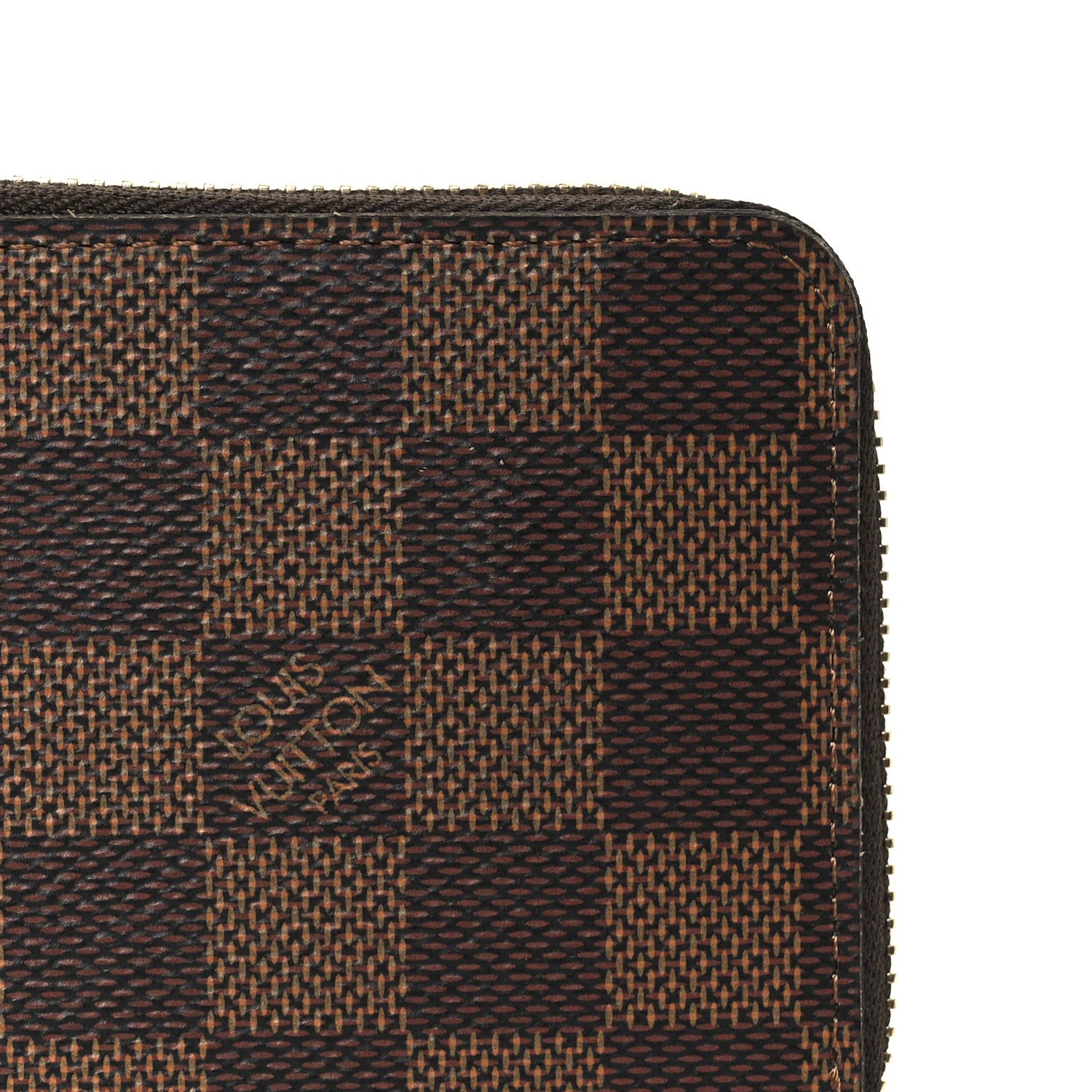 Louis Vuitton Damier Ebene Clemence Wallet Rose Ballerine 7 of 8
