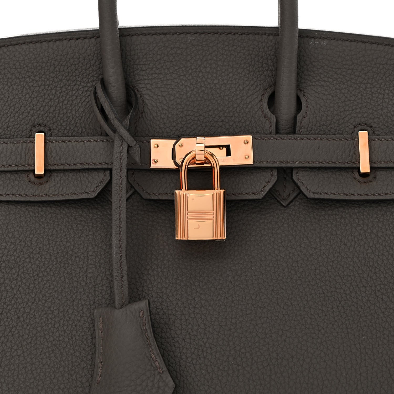 Hermes Togo Birkin 25 Etain 8 of 11