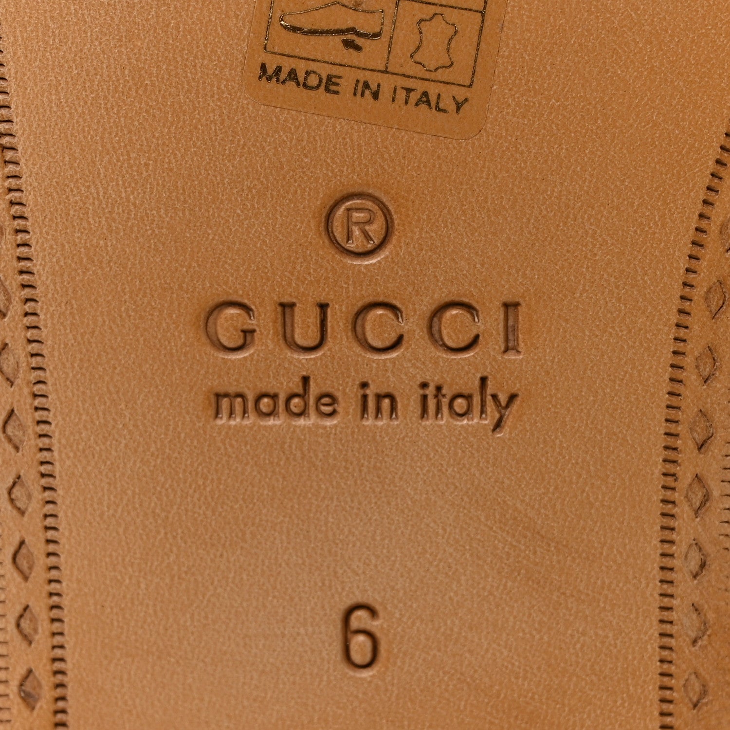 Gucci Goatskin Mens Horsebit Slippers 6 Brown 6 of 9