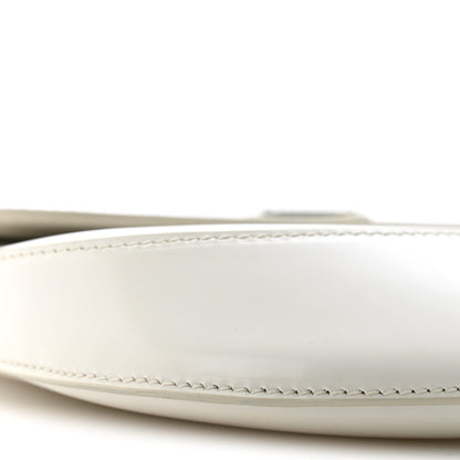 Prada Spazzolato Cleo Flap Shoulder Bag White 6 of 12