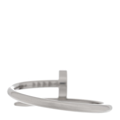 Cartier 18K White Gold Small Juste Un Clou Ring 57 8 3 of 5