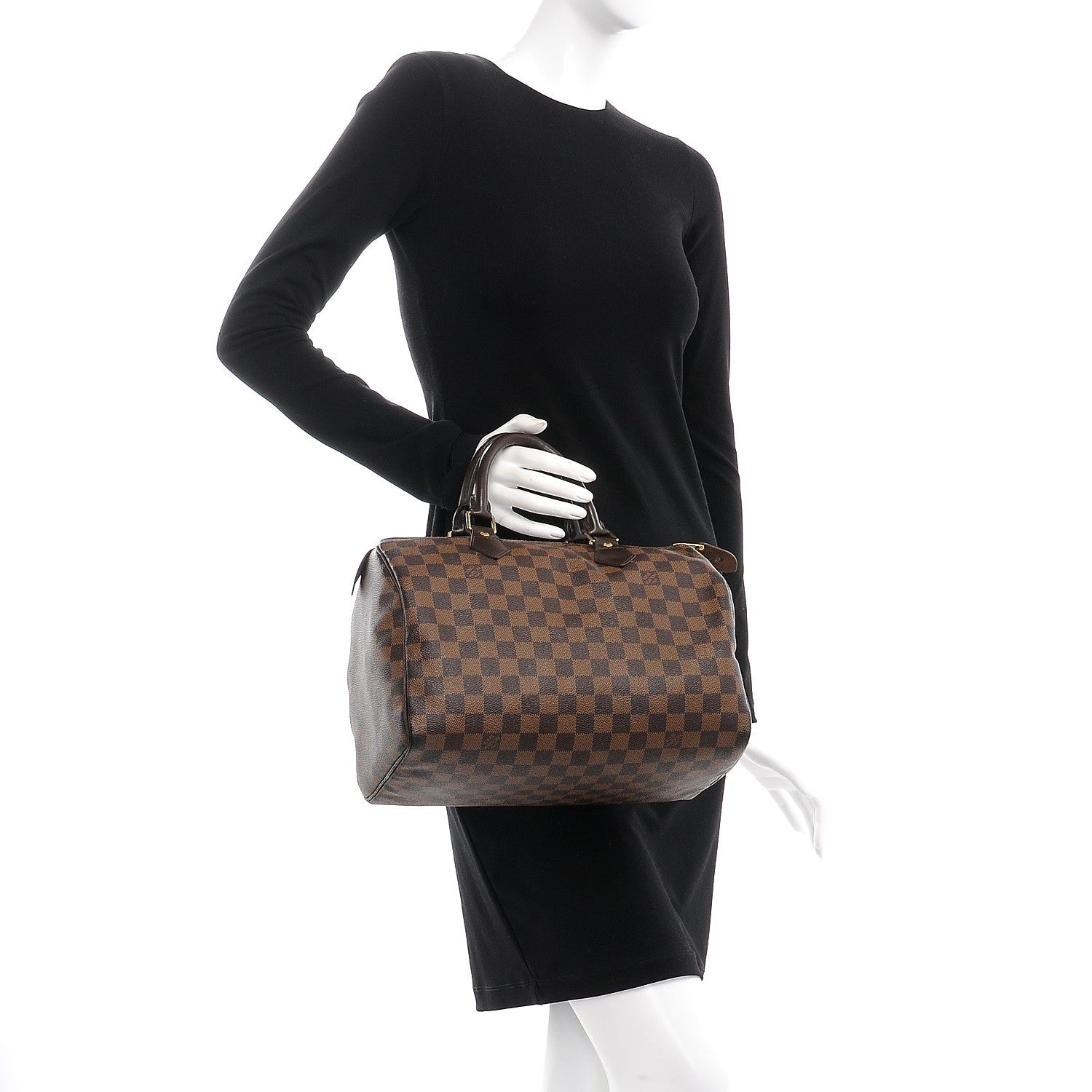 Louis Vuitton Damier Ebene Speedy 30 2 of 14