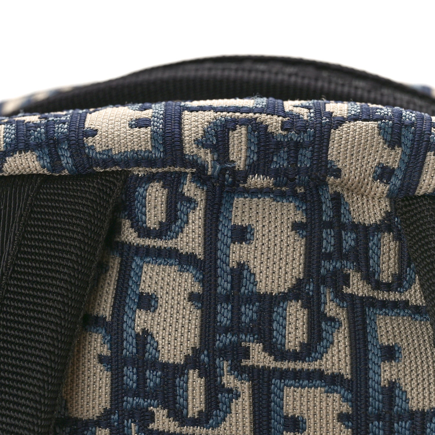 Christian Dior Oblique Diortravel Backpack Blue 7 of 9