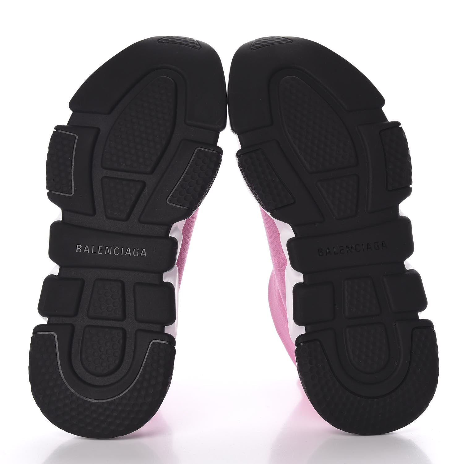 Balenciaga Neoprene Knit Womens Speed Sneakers 37 Pink White Black 5 of 7
