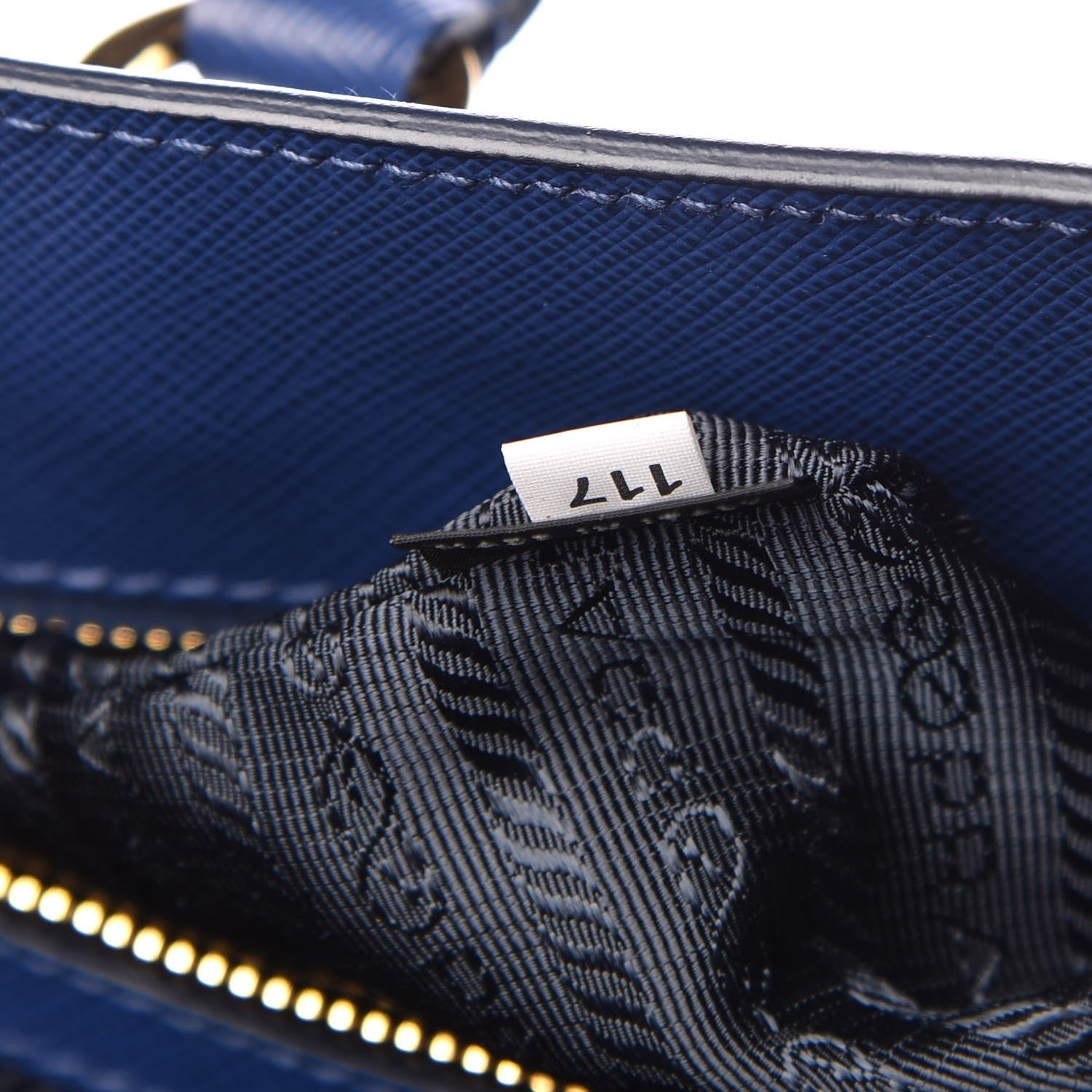 Prada Saffiano Lux Large Tote Bluette 8 of 8