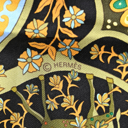 Hermes Silk L'Arbre De Vie Scarf 90 3 of 4