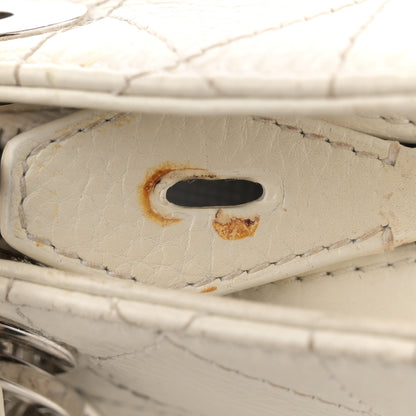 Christian Dior Calfskin Cannage Stitched Small East West Lady Dior White 11 of 16