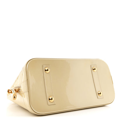 Louis Vuitton Vernis Alma PM Blanc Corail 7 of 19