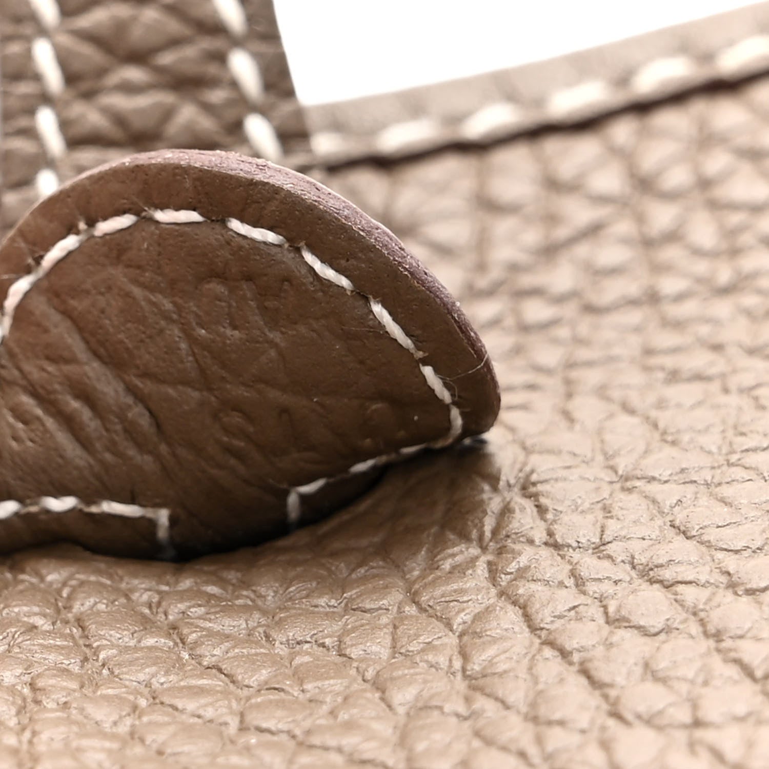 Hermes Taurillon Clemence Evelyne TPM Etoupe 6 of 9