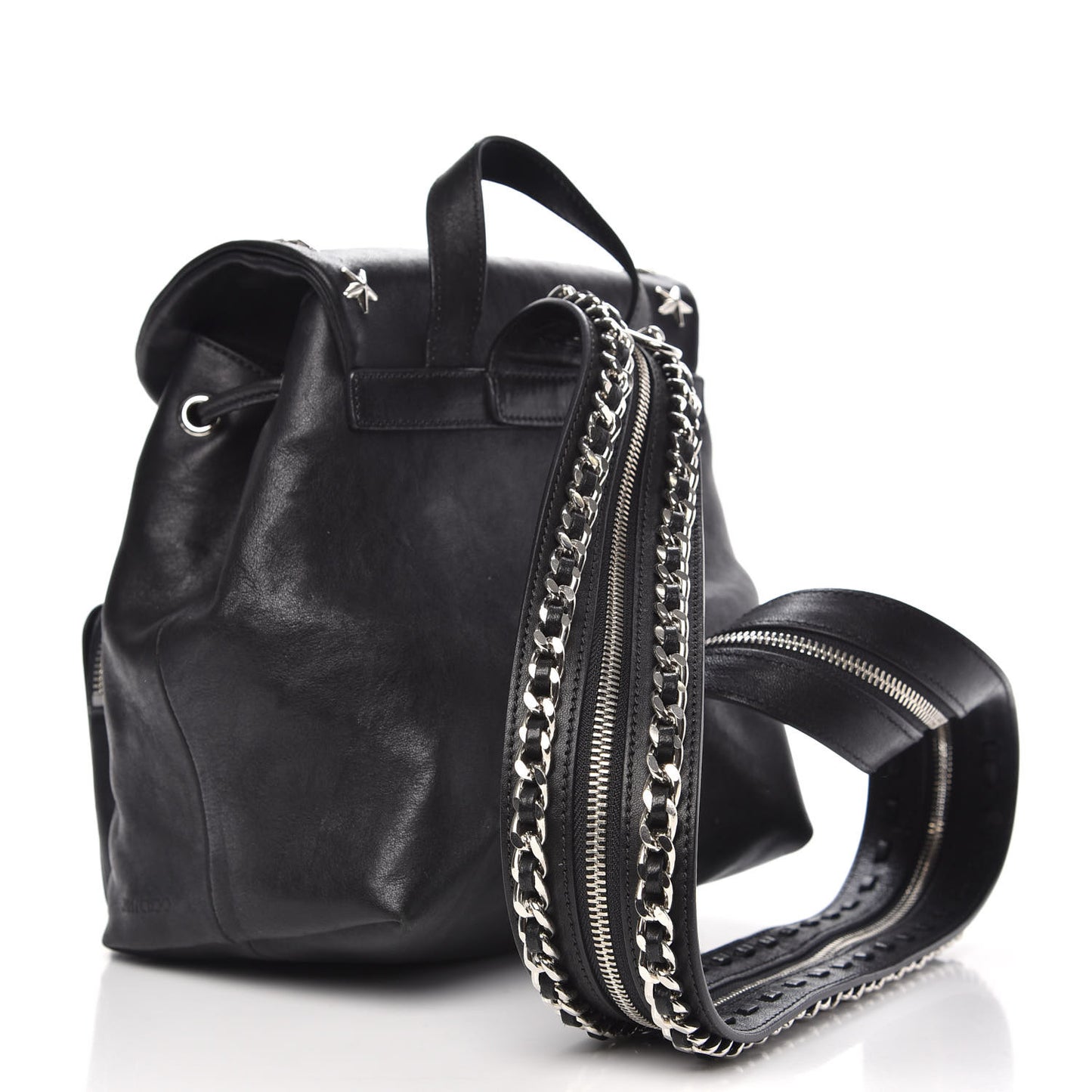 Lambskin Suki Studded Backpack Black