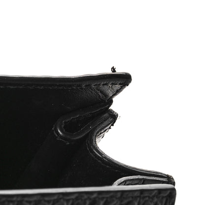 Saint Laurent Calfskin Crocodile Embossed Baby Sac De Jour Black 10 of 13