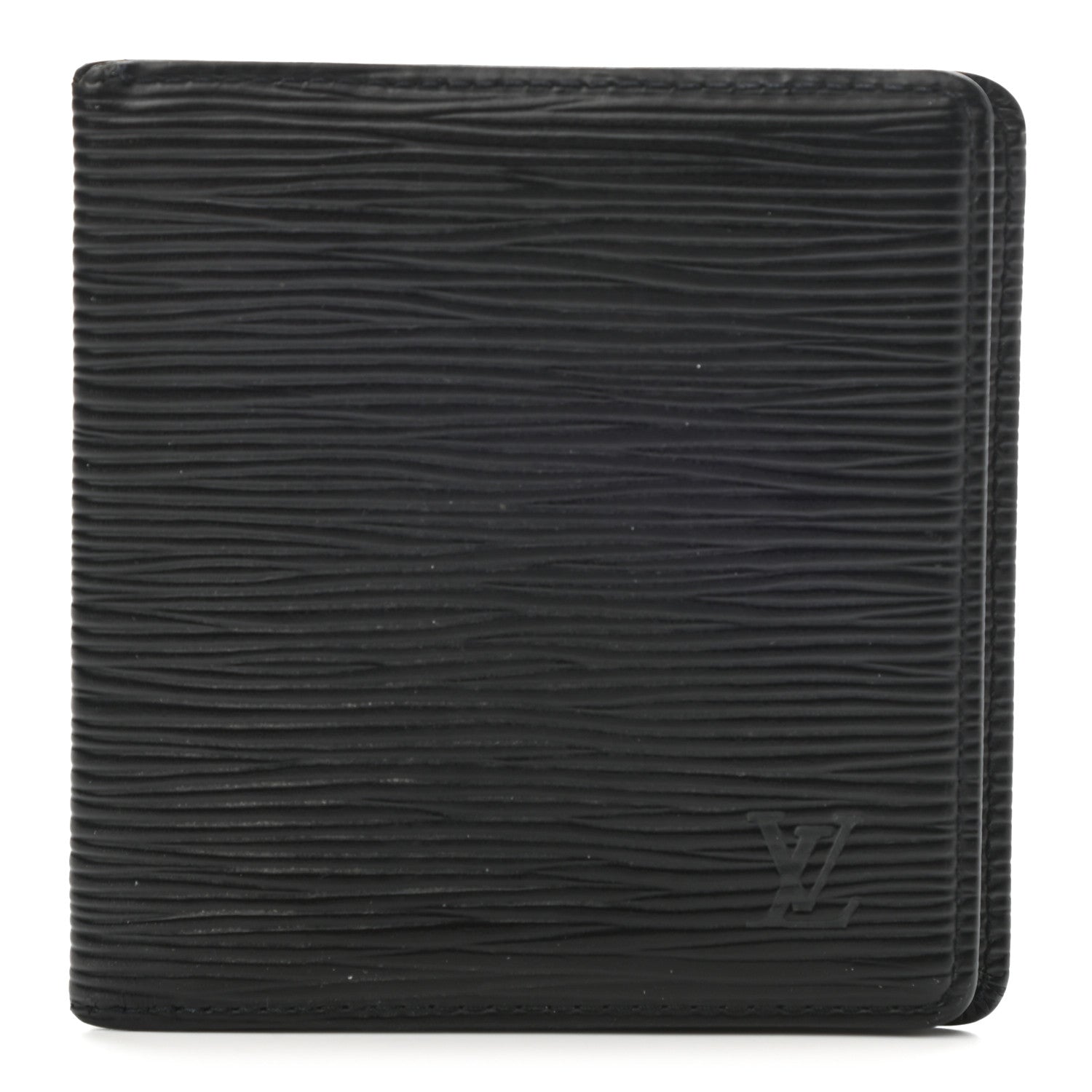 Louis Vuitton Epi 6 Card Billfold Wallet Black 1 of 11