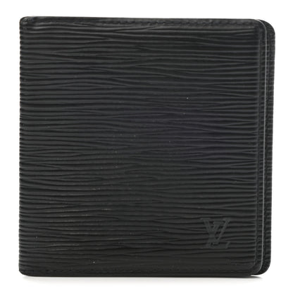 Louis Vuitton Epi 6 Card Billfold Wallet Black 1 of 11