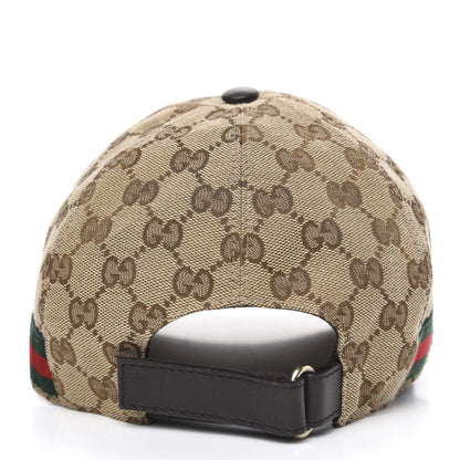 Gucci Monogram Web Baseball Hat M Beige Cocoa 3 of 6