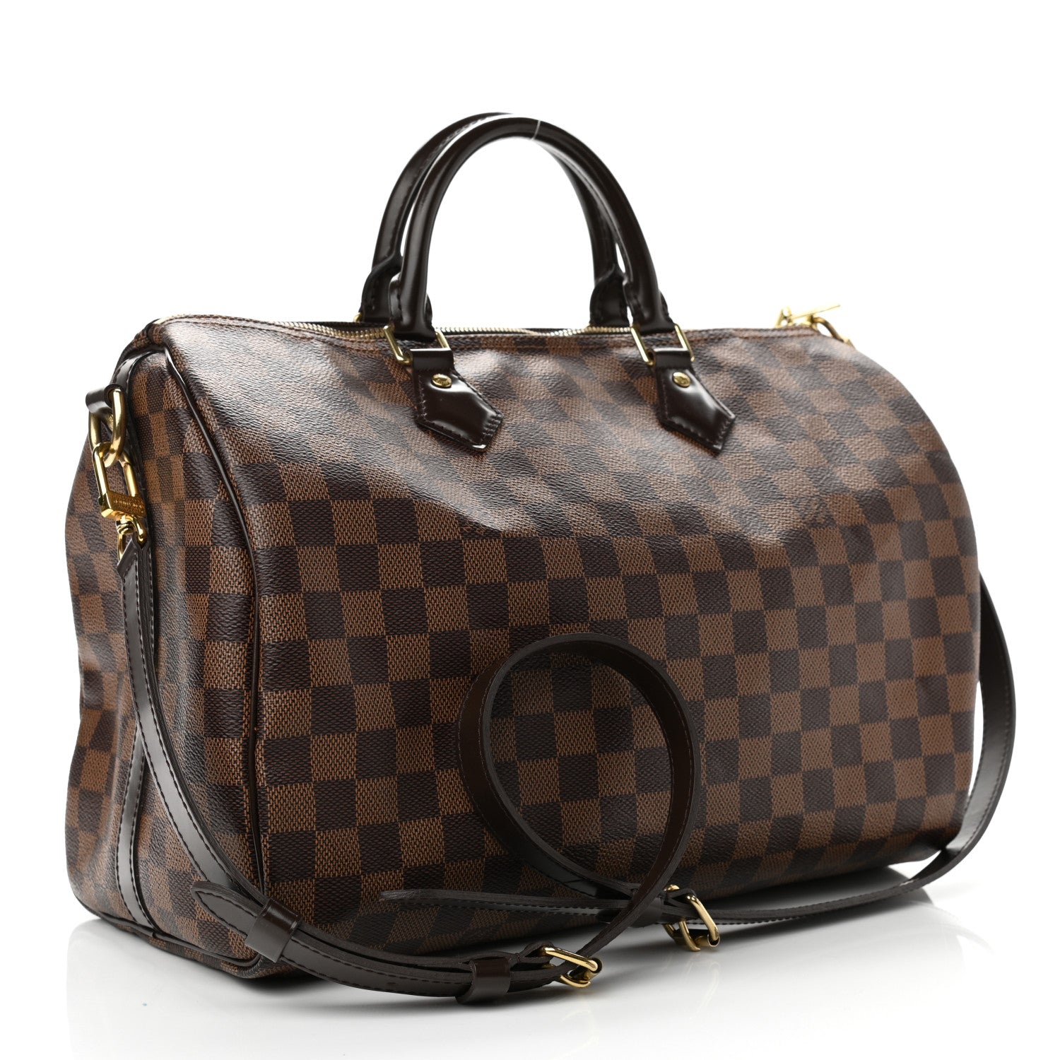 Louis Vuitton Damier Ebene Speedy Bandouliere 35 3 of 10